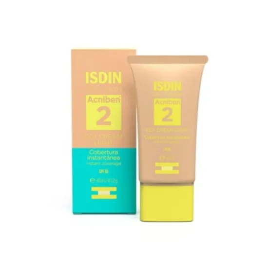 Isdin Acniben CC+ Cream SPF30 Tono Claro 40ml| Piel Acneica | Comprar