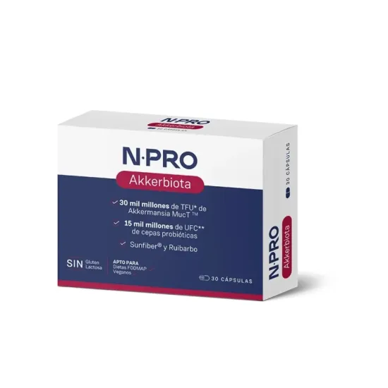 NPRO Akkerbiota 30 Cápsulas