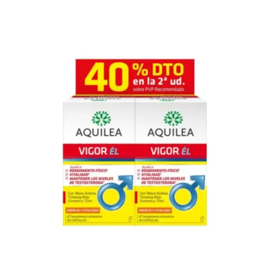 Aquilea Vigor El Pack 2 x 60 Cápsulas