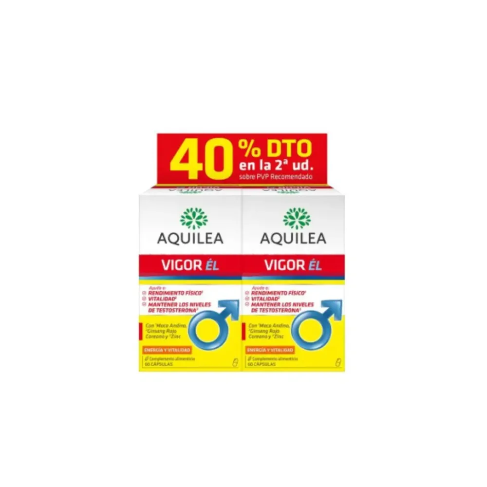 Aquilea Vigor El Pack 2 x 60 Cápsulas