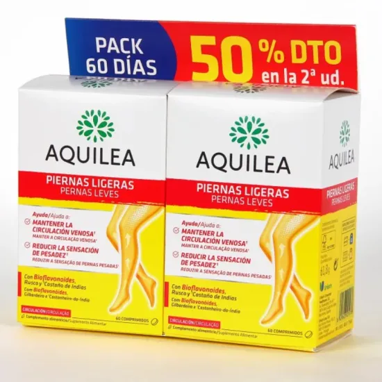 Aquilea Piernas Ligeras Pack 2 x 60 Comprimidos