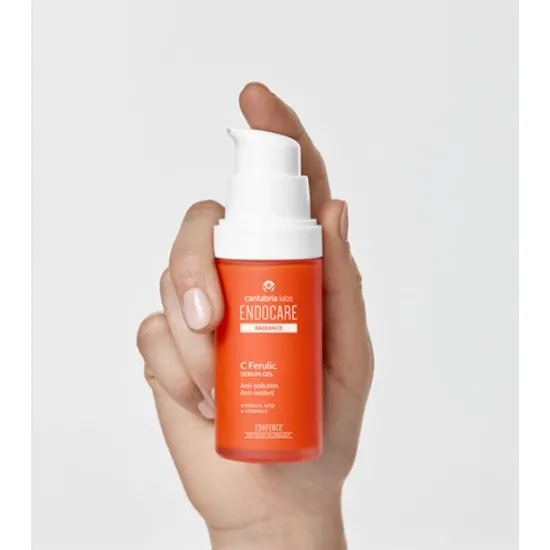 Endocare Pack Regalo Radiance C Ferulic Serum Gel 30 ml Cleanser + Heliocare contiene