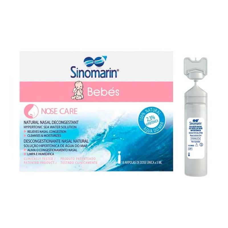 Sinomarin Bebé Limpieza Nasal Monodosis 18x5ml