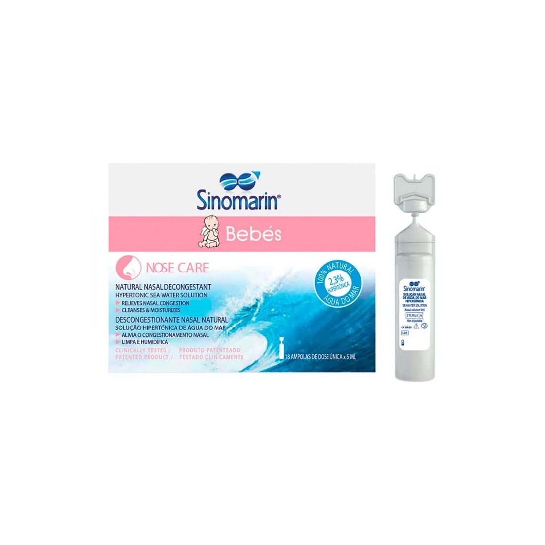 Sinomarin Bebé Limpieza Nasal Monodosis 18x5ml