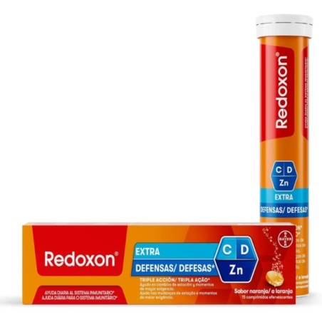 Redoxon Extra Defensas 15 Comprimidos Efervescentes