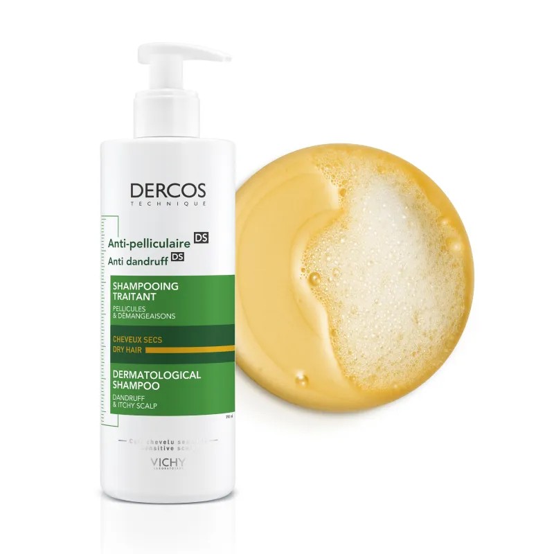 Vichy Dercos Champu Anticaspa Cabello Seco 390 Ml