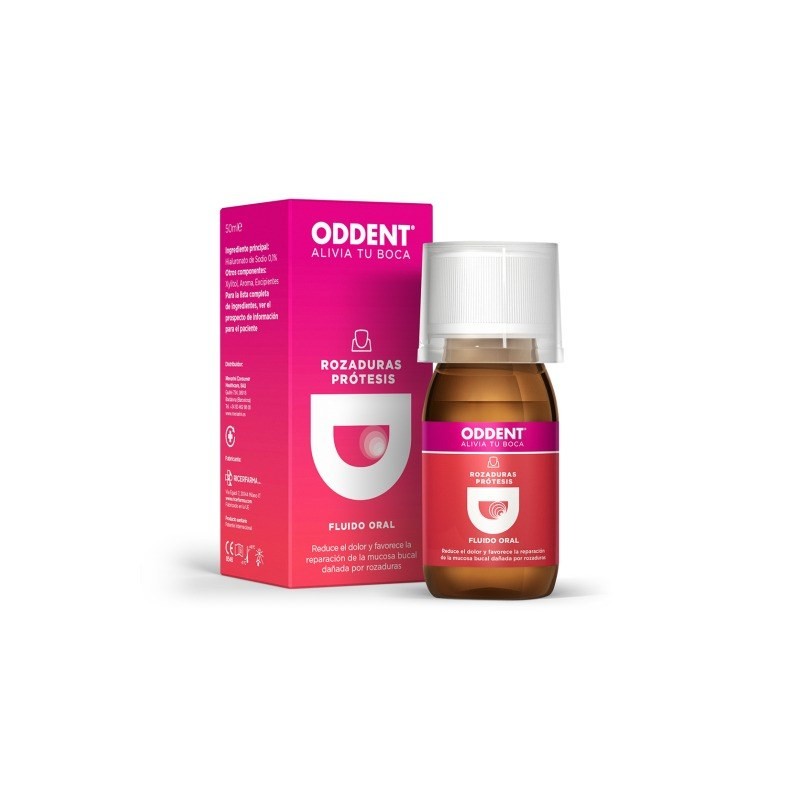 Oddent Aftas Rozaduras Prótesis Fluido Oral 50ml