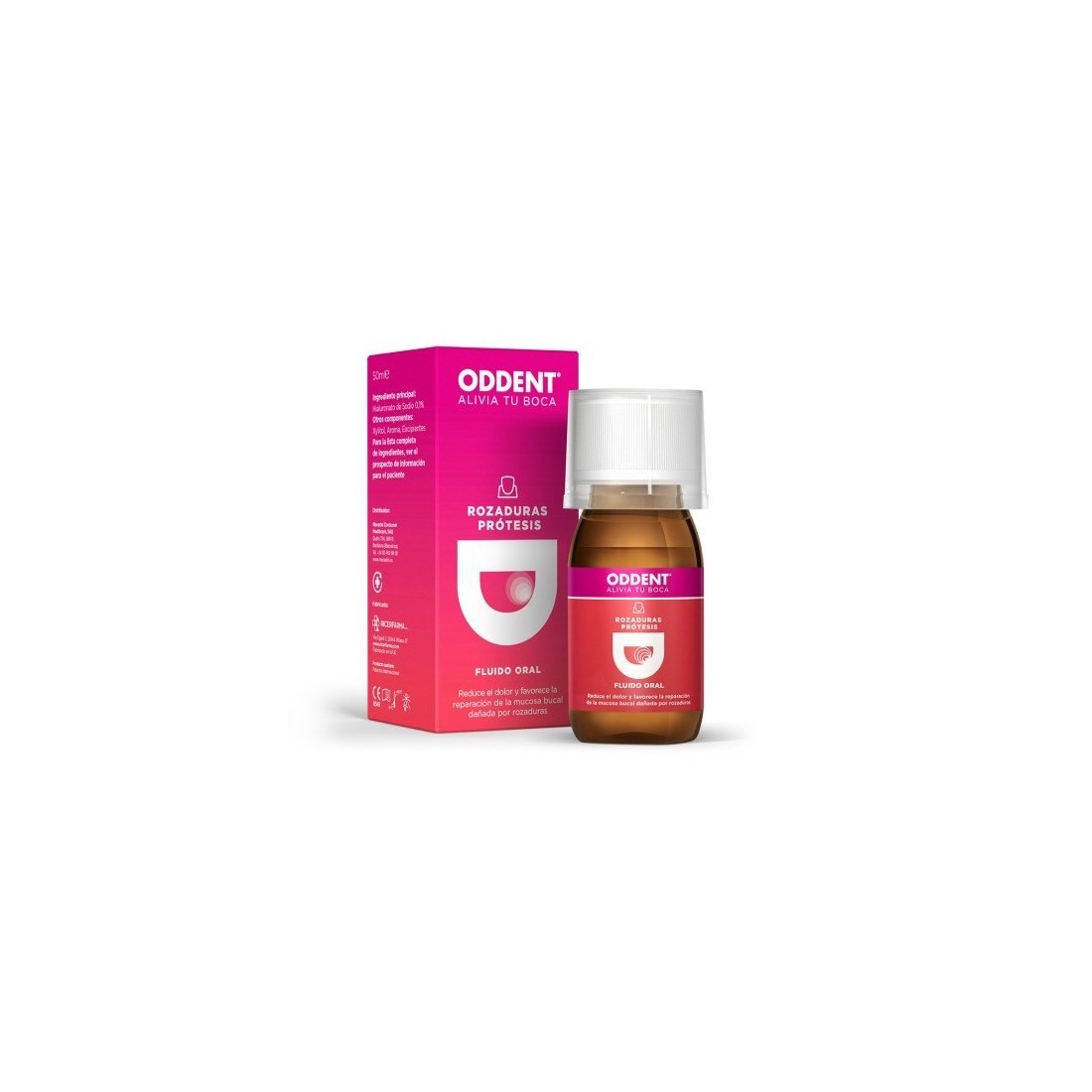 Oddent Aftas Rozaduras Prótesis Fluido Oral 50ml