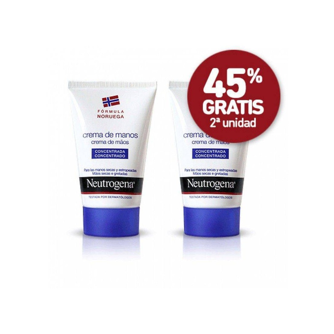 Compra Neutrogena Crema De Manos Duplo 50 Ml al mejor precio | Más Parafarmacia