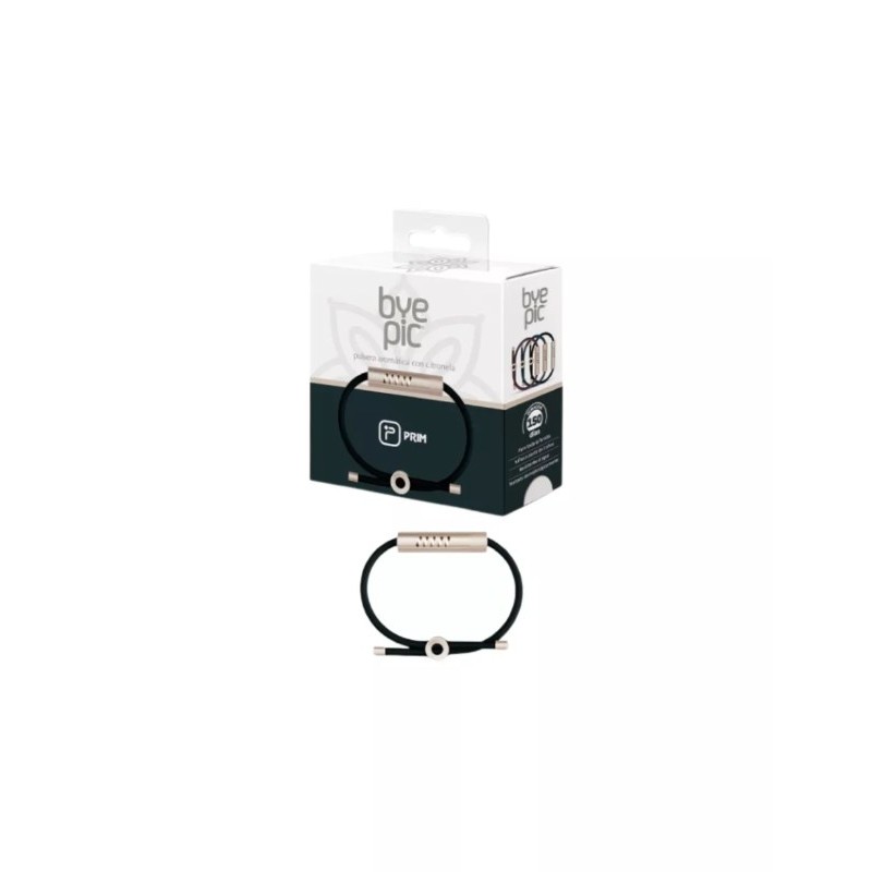 Prim ByePic Pulsera Citronela Cordón Negro