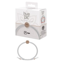 Prim ByePic Pulsera Citronela Nudo Círculo Blanco