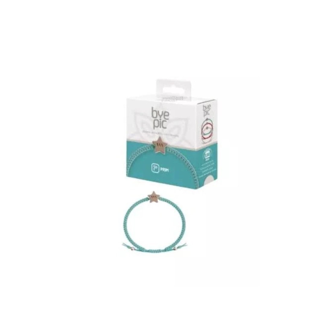 Prim ByePic Pulsera Citronela Nudo Estrella Azul