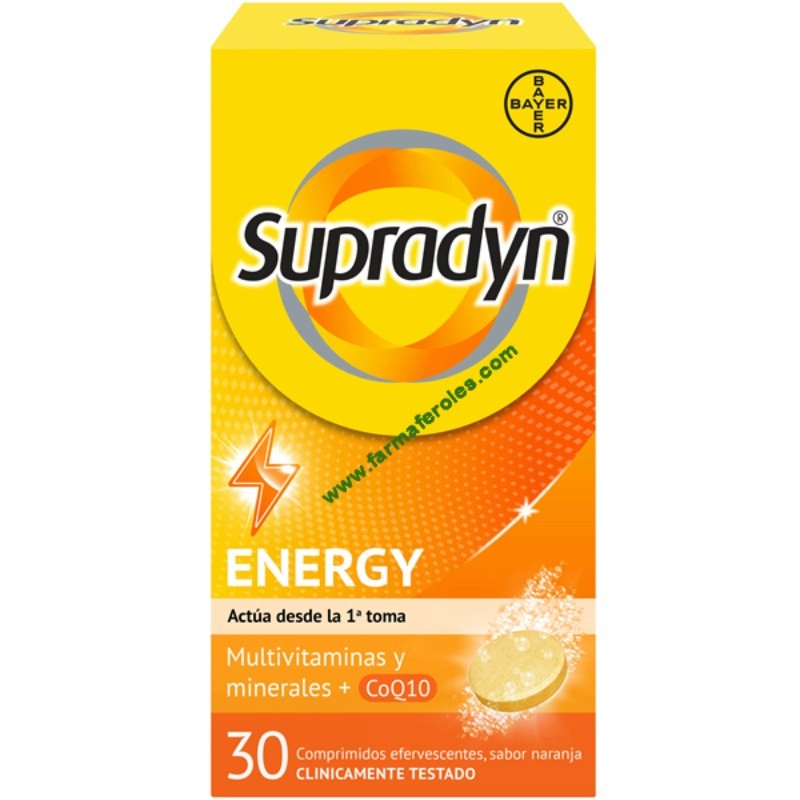 Supradyn Energy 30 Comprimidos Efervescentes