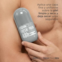 Isdin Isdindeo Fresh For Men 48H Roll-On 50ml aplicación