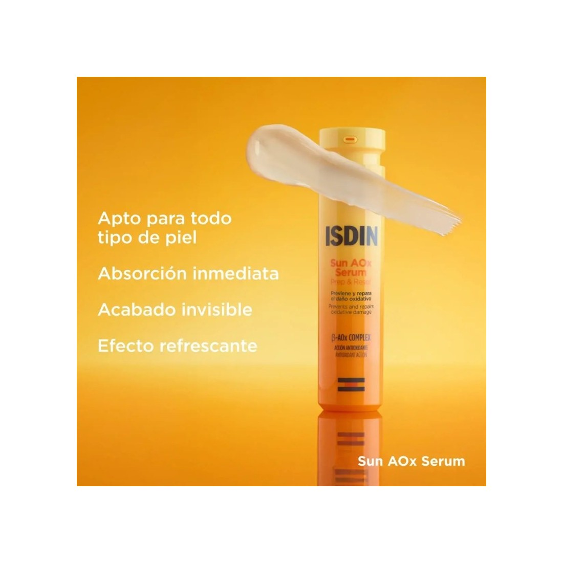 Isdin Sun Aox Sérum Facial 30ml textura