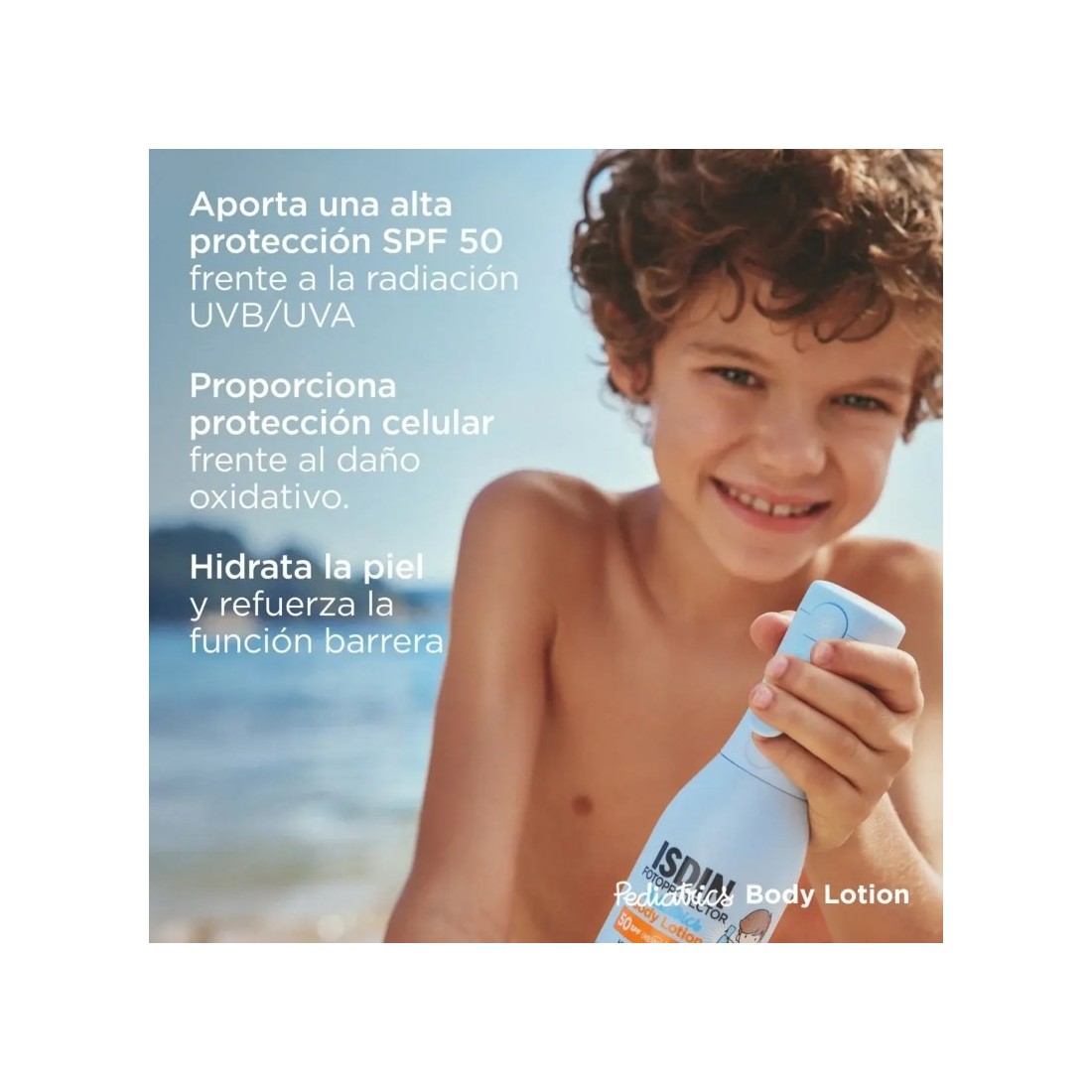 Isdin Fotoprotector Body Lotion Pediatric 250ml uso