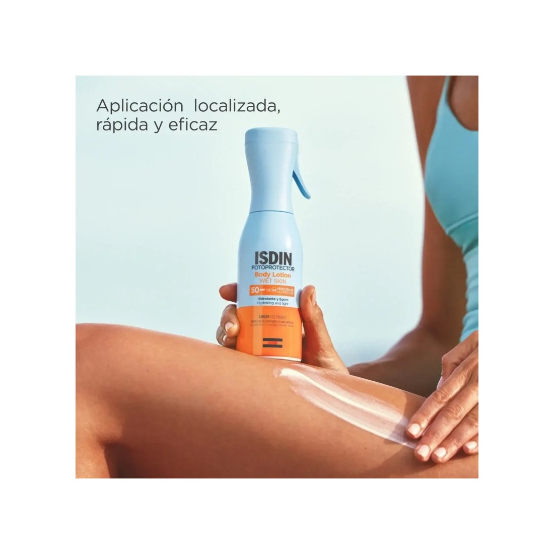 Isdin Fotoprotector Body Lotion 250ml aplicación