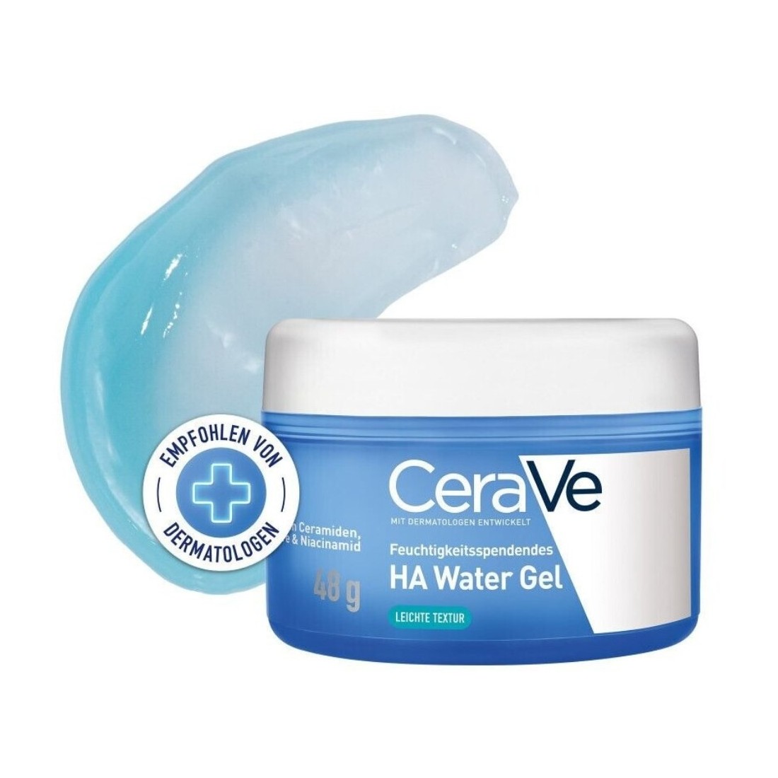 Cerave Aqua Gel Hidratante Ácido Hialurónico 48gr textura