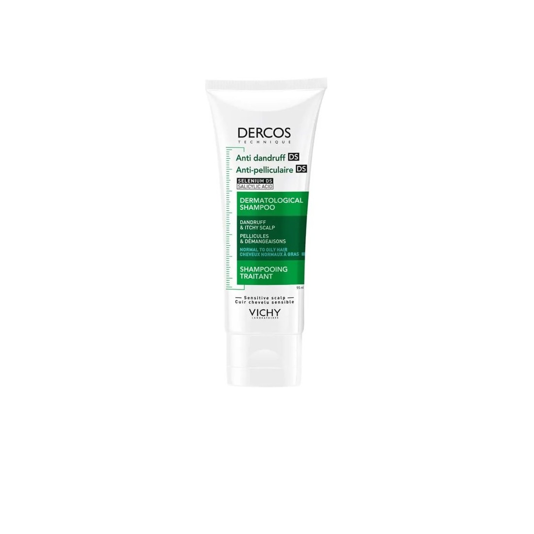 Vichy Dercos Champú Anticaspa Normal Graso 95ml