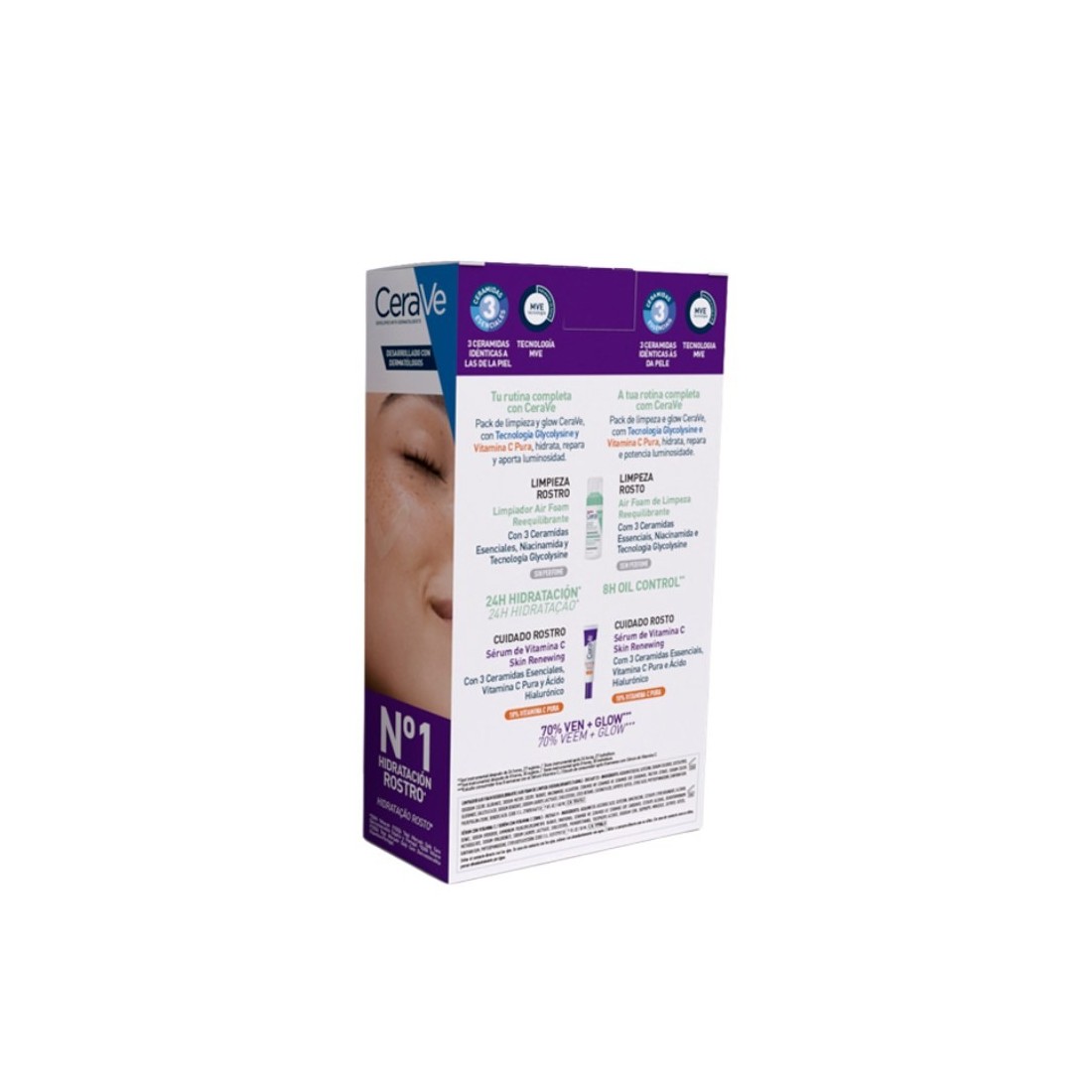 Cerave Pack Air Foam 148ml + Sérum Vitamina C 30ml