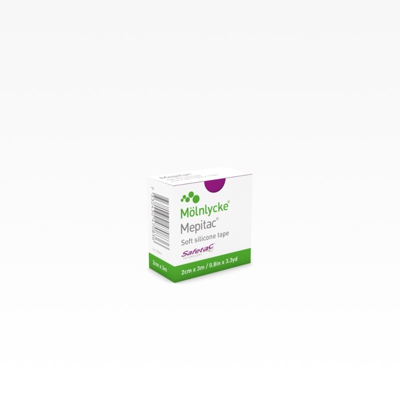 Mepital Esparadrapo Silicona Fijación Suave 2cm x 3m