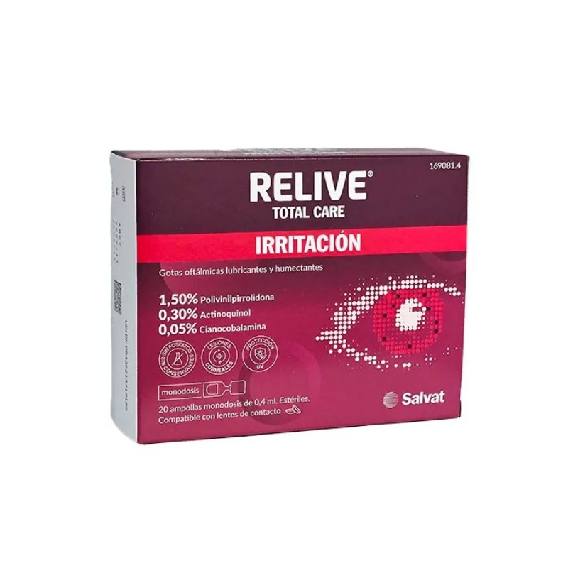 Relive Total Care Irritación 0.4ML x 20 Viales