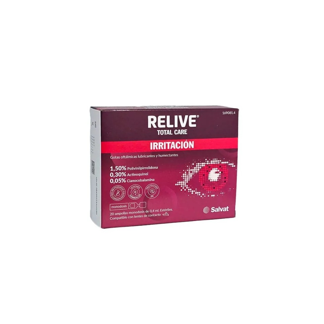 Relive Total Care Irritación 0.4ML x 20 Viales