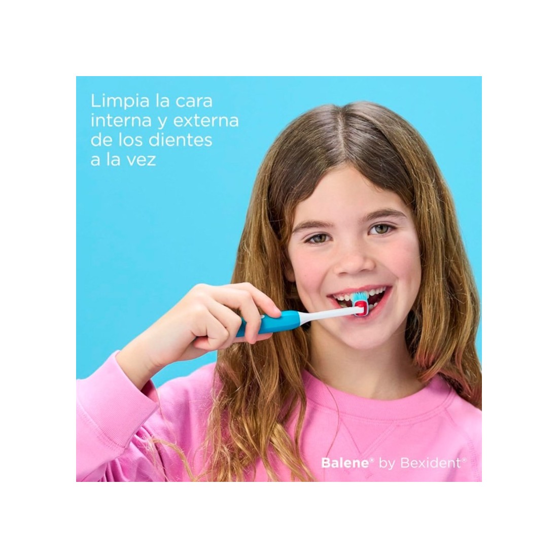 IIsdin Bexident Balene Cepillo Junior Suave Verde uso