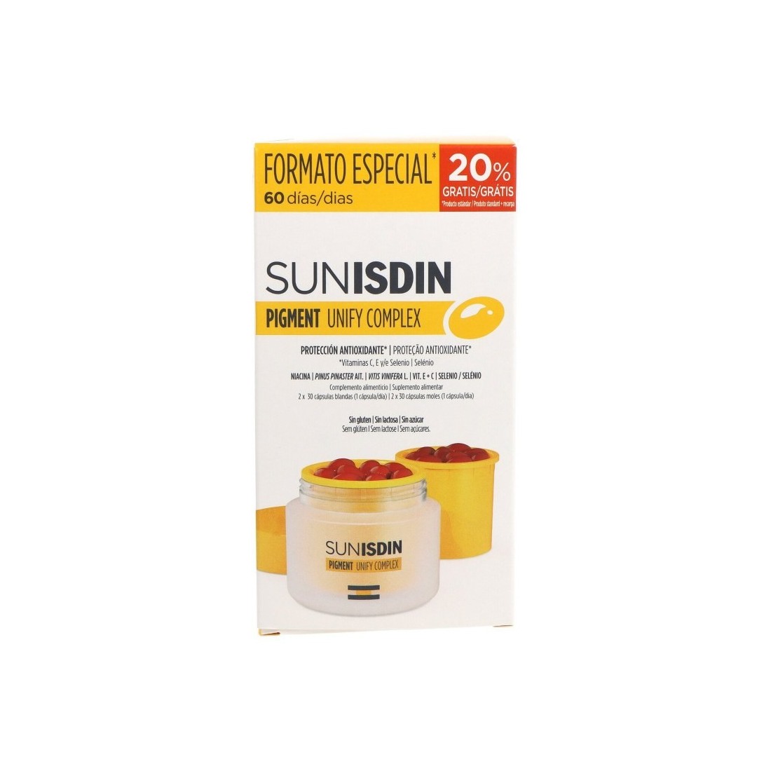 Isdin Sunisdin Pigment 60 Cápsulas Blandas
