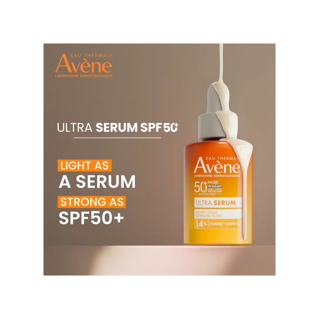 Avène Ultra Sérum Solar Luminosidad SPF50+ 30ml TEXTURA