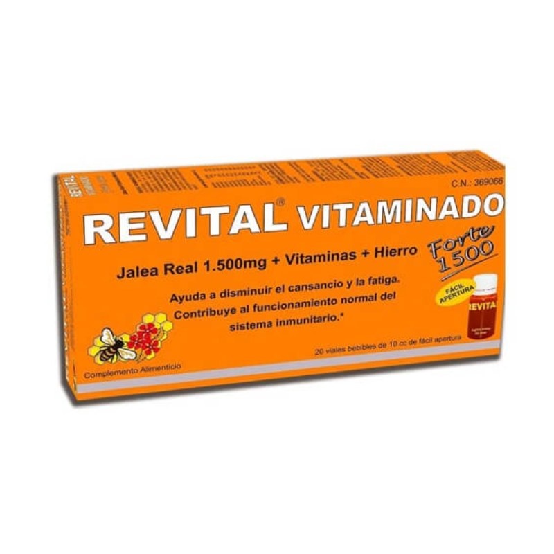 Revital Vitaminado Forte 1500 20 Frascos
