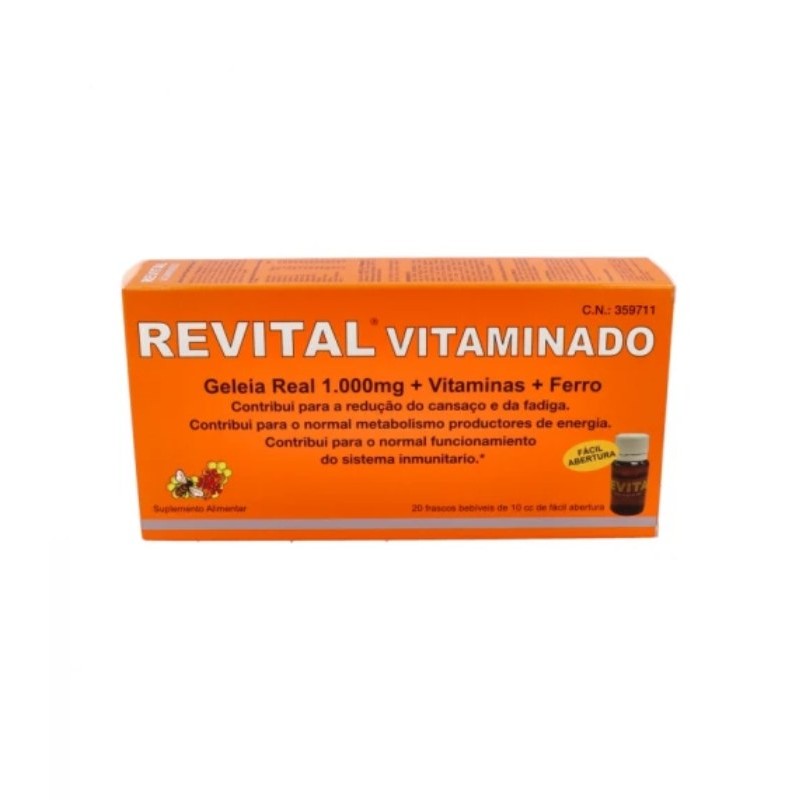 Revital Jalea Real + Vitaminas 20 Ampollas