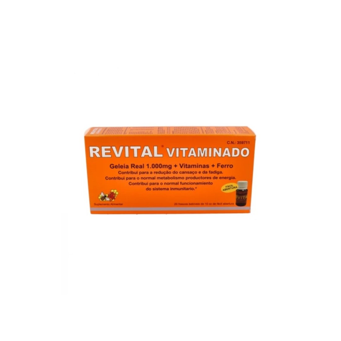 Revital Jalea Real + Vitaminas 20 Ampollas