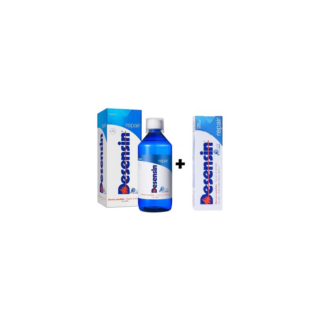 Compra Desensin Repair Dientes Sensibles Pasta 75 Ml + Colutorio 500 Ml al mejor precio | Más Parafarmacia