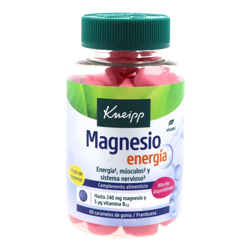 Kneipp Gummies Magnesio Sabor Frambuesa 60 Gominolas