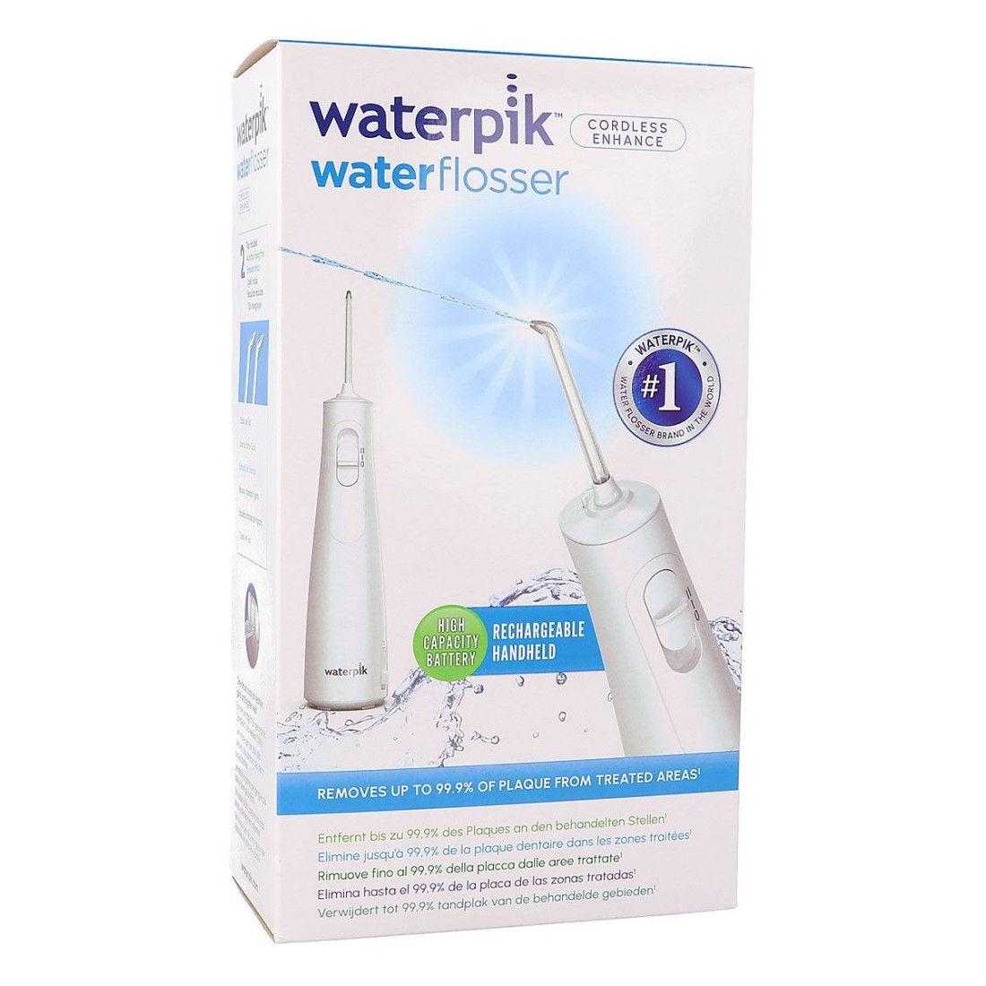 Waterpik Irrigador Bucal Inalámbrico Cordless Enhance Blanco