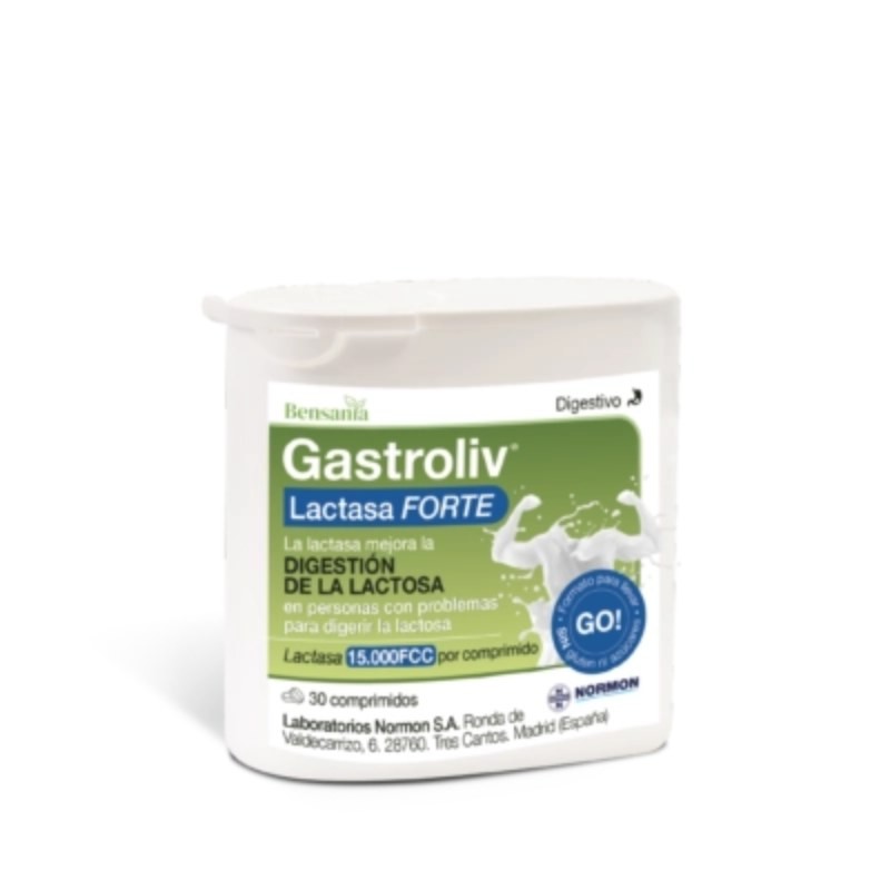 Normon Bensania Gastro Lactasa Forte 30 Comprimidos