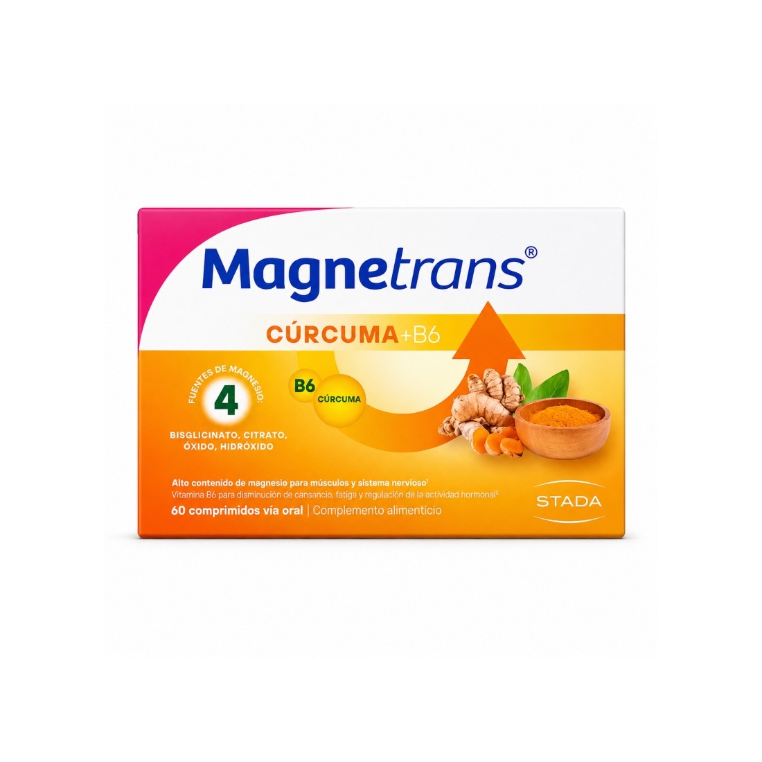 Stada MagneTrans Cúrcuma + B6 60 Comprimidos