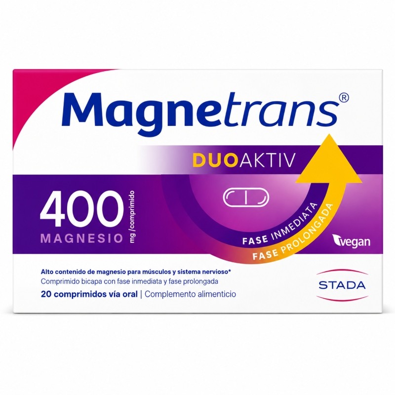 Stada MagneTrans DuoAktiv 400mg 20 Comprimidos