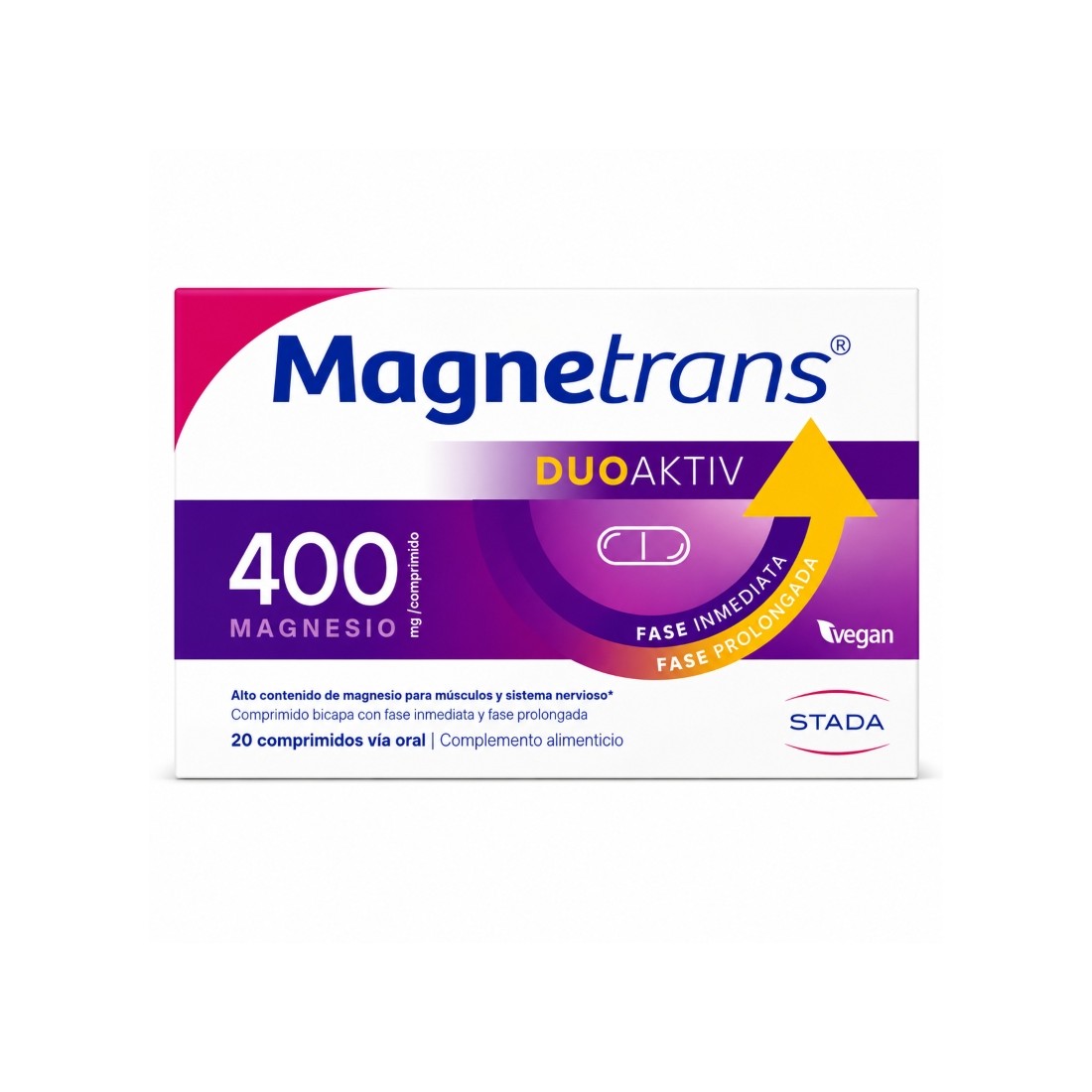 Stada MagneTrans DuoAktiv 400mg 20 Comprimidos