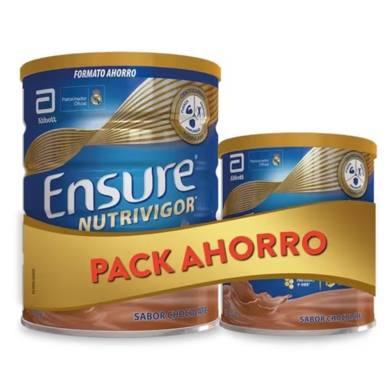 Ensure Nutrivigor Sabor Chocolate Pack 850g + 400g