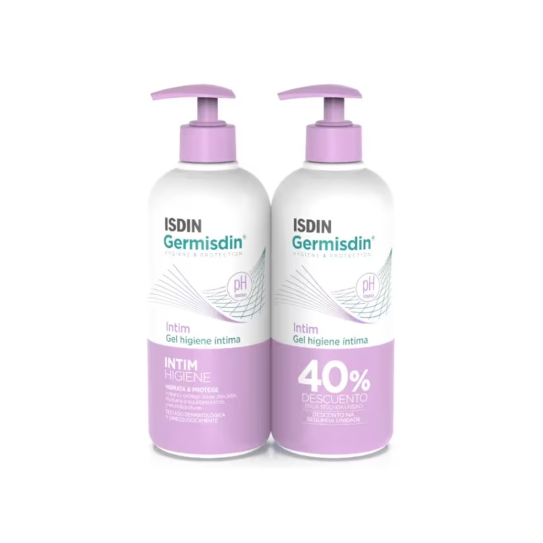 Isdin Germisdin Intim Gel Higiene Íntima Pack 2x500ml