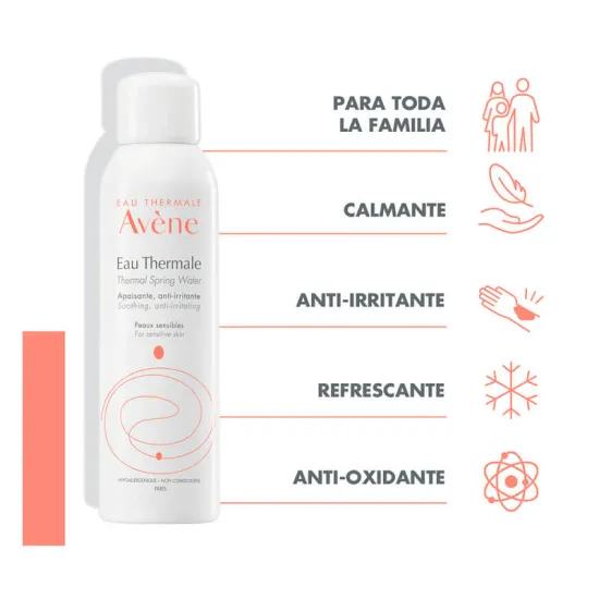 Avène Agua Termal Pack 2x300ml ventajas