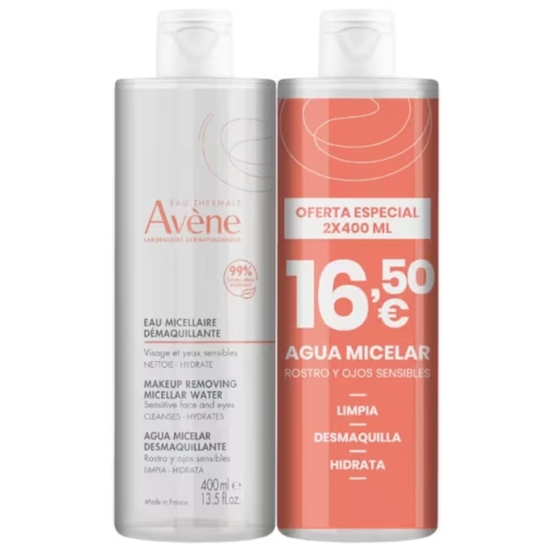 Avène Agua Micelar Pack 2x400ml