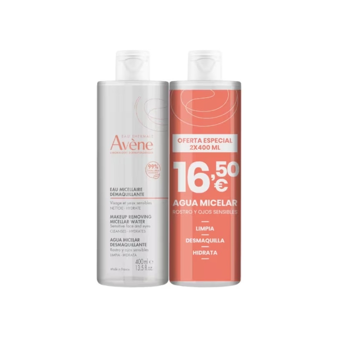 Avène Agua Micelar Pack 2x400ml