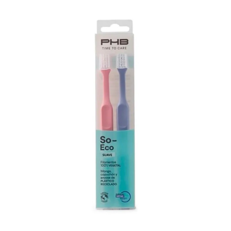 PHB Cepillo Dental Eco Suave Duplo