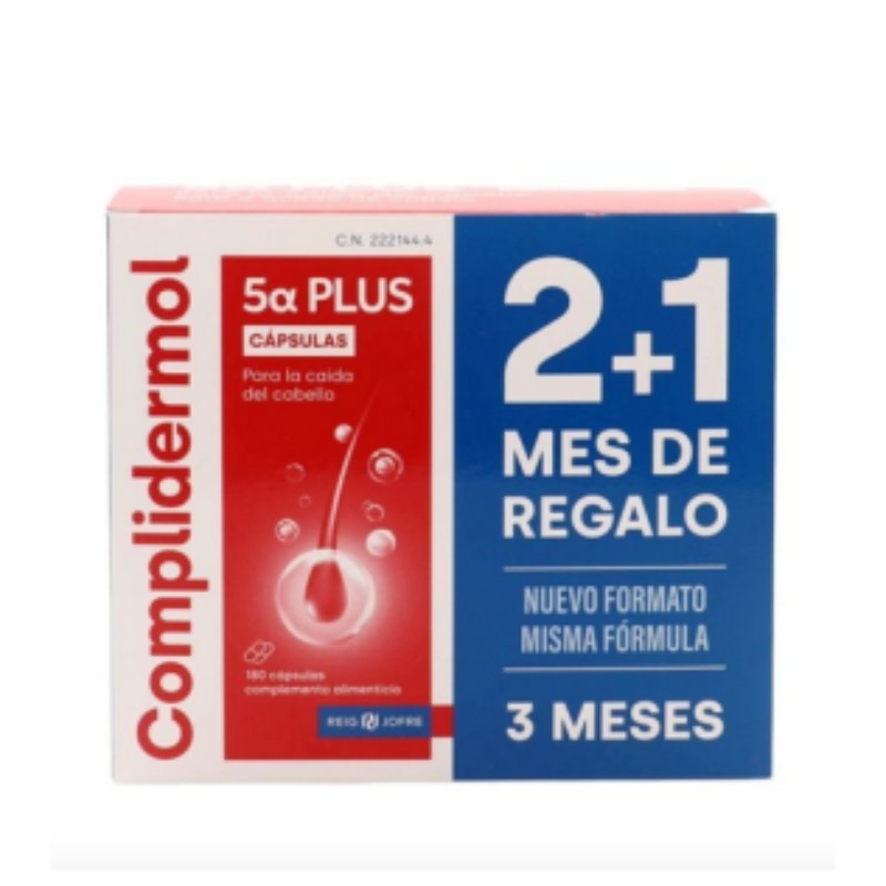 Complidermol 5 Alfa Plus 180 Cápsulas