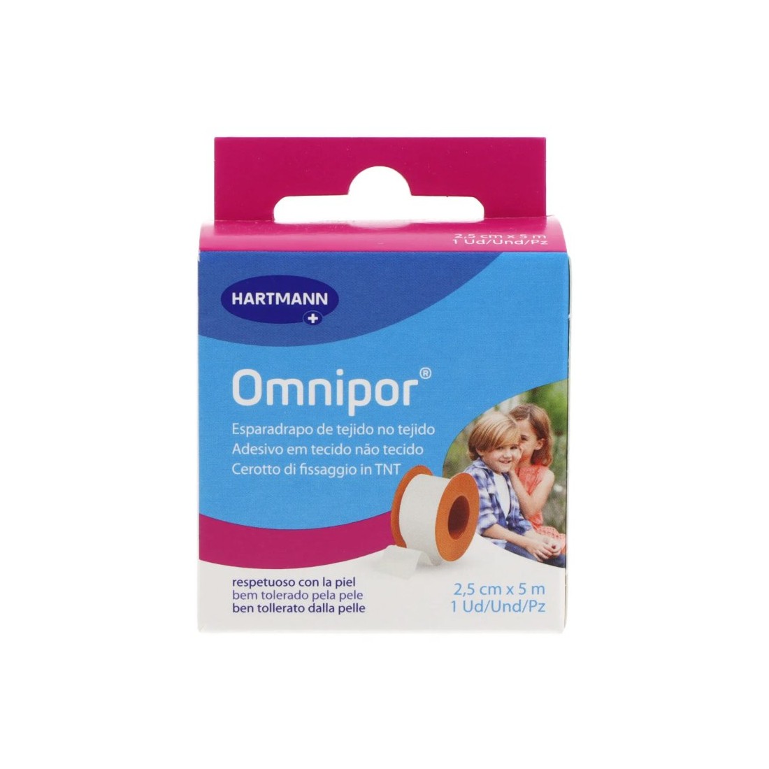 Omnipor Esparadrapo Papel Suave 5 M X 2,5 Cm