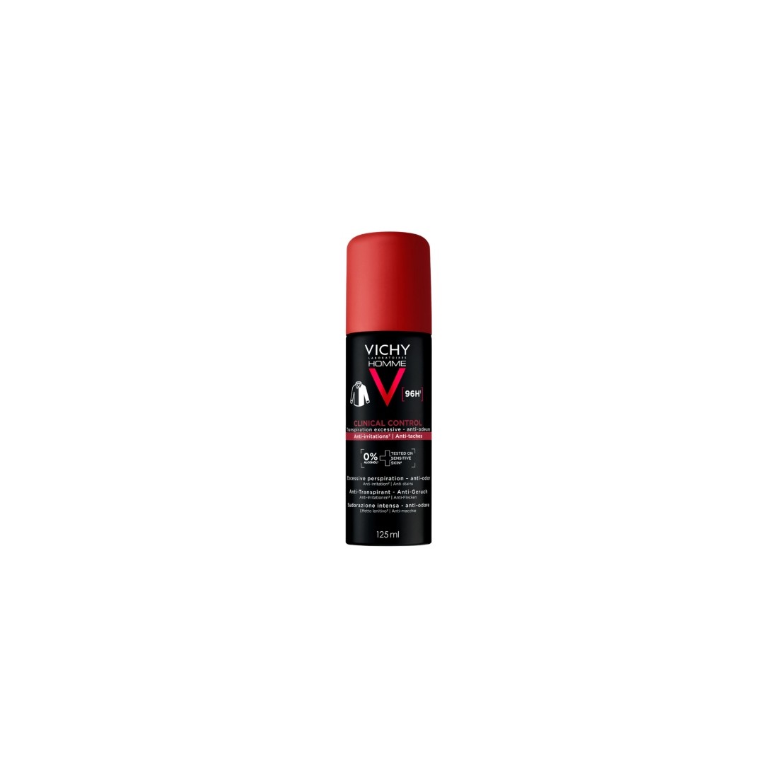 Vichy Homme Desodorante Clinical Control 96H Spray 125ml