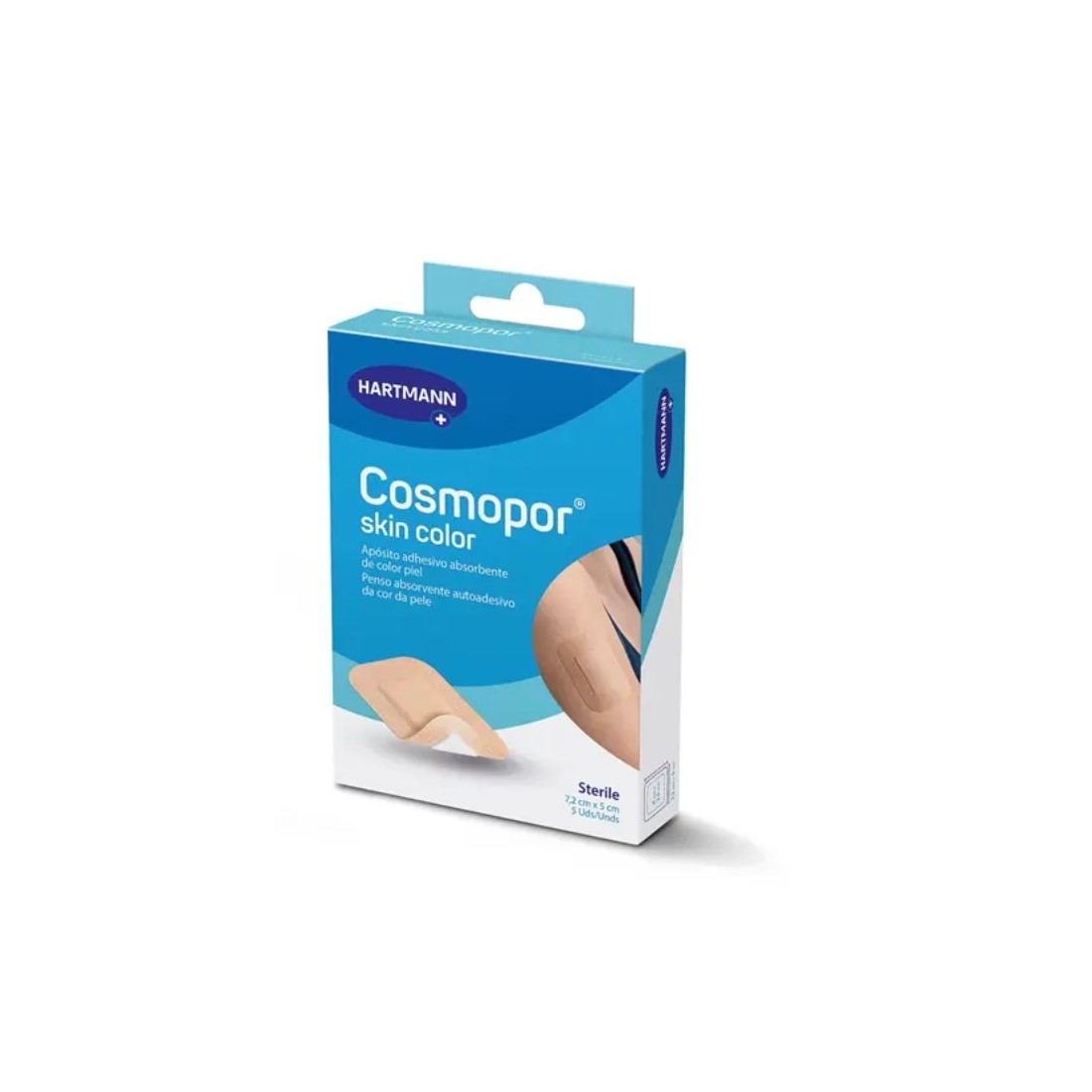 Cosmopor Skin Color Apósito Estéril 7,2cm x 5Uds